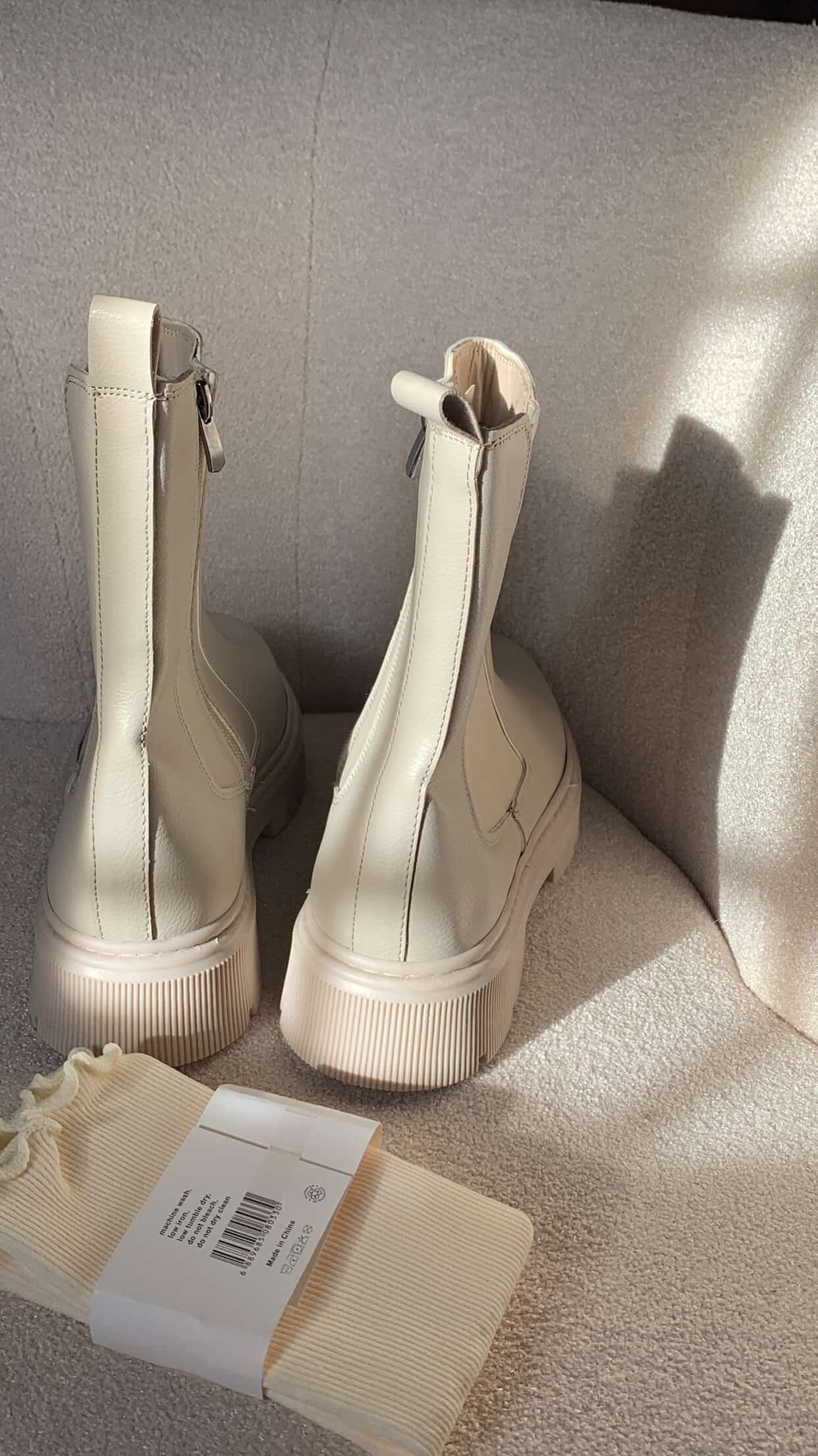 Boot Cavalier – Beige Clair ⭐️ Le plus tendance cet hiver