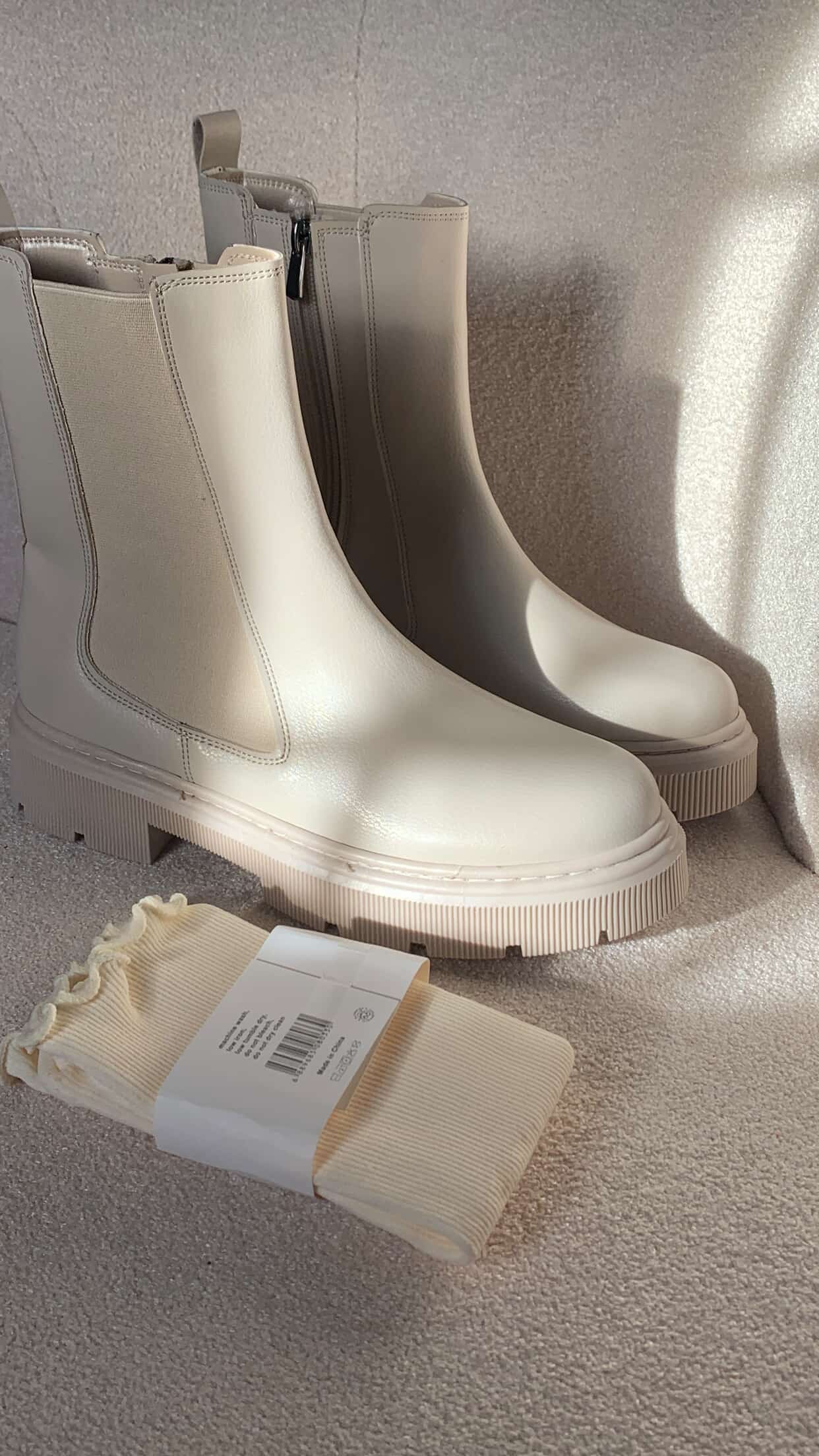 Boot Cavalier – Beige Clair ⭐️ Le plus tendance cet hiver