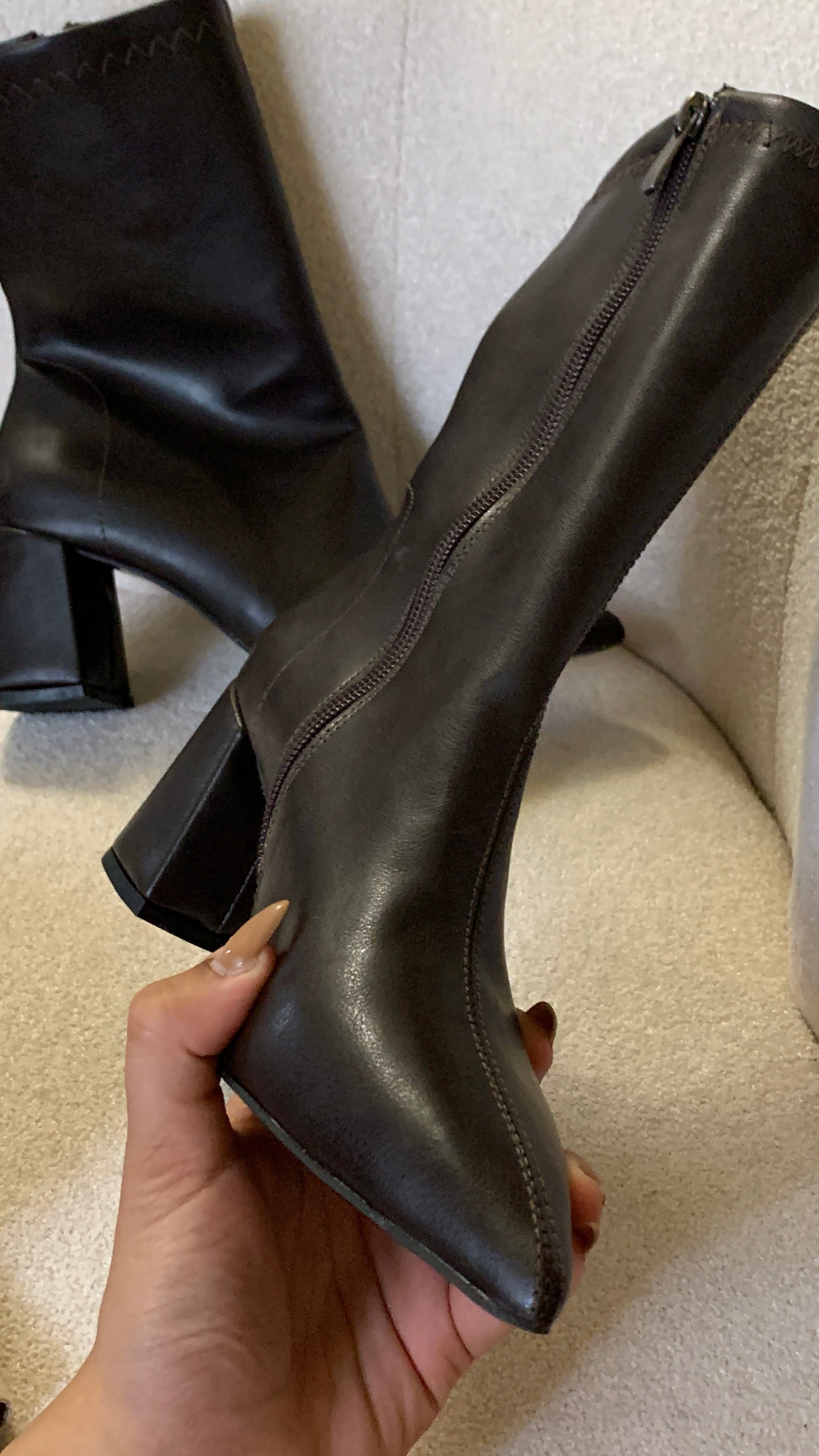 Boot simpa marron fancé