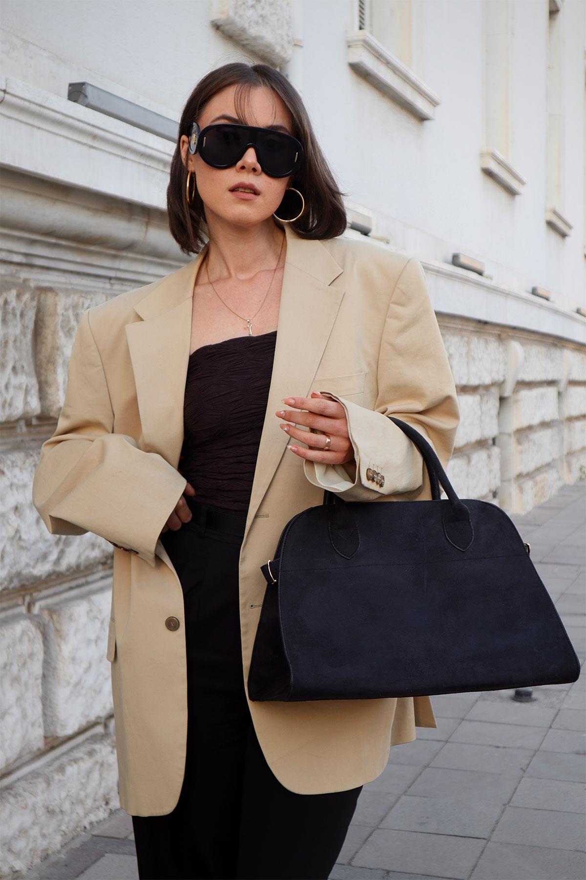 Sac style Row / Hm couleur Noir